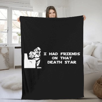 Discover Death Star Fleece Blankets