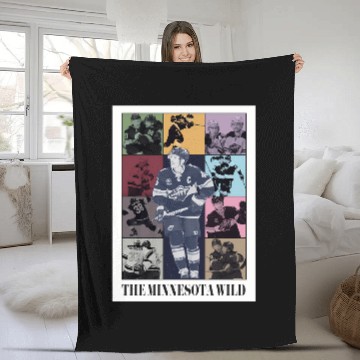 Discover Minnesota Wild Eras Tour Poster 9036 Fleece Blankets