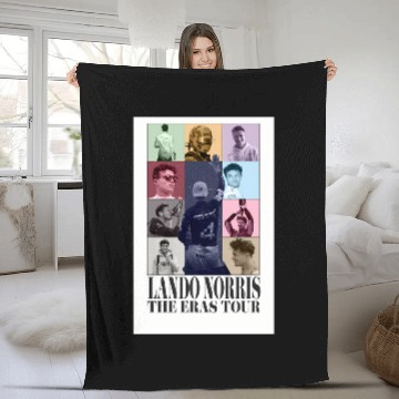 Discover Lando Norris Eras Tour 1359 Fleece Blankets