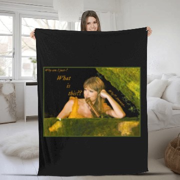 Discover Eras Tour Collection - Champagne Problems Speech Fleece Blankets