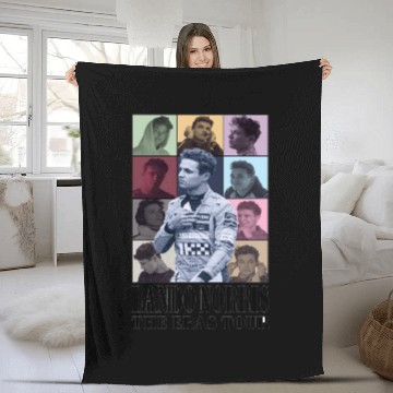 Discover The Lando Norris Eras Tour Fleece Blankets
