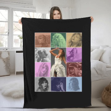 Discover Eras Tour Poster Fleece Blankets