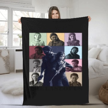 Discover The Last of Us Eras Tour (writing) Fleece Blankets