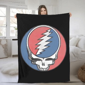 Discover Grateful Dead Unisex Fleece Blankets: Steal Your Face Classic
