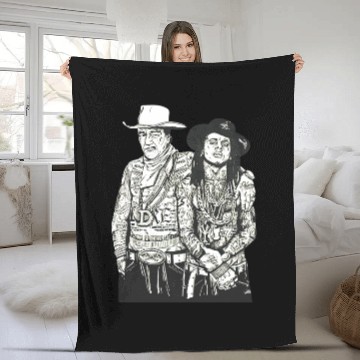Discover John Wayne And Lil Wayne Baseball Jerseys Fleece Blankets