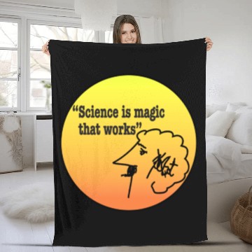Discover Vonnegut on Science Fleece Blankets