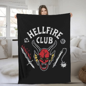 Discover Stranger Things Hellfire Club Baseball Baseball Tees Fleece Blankets