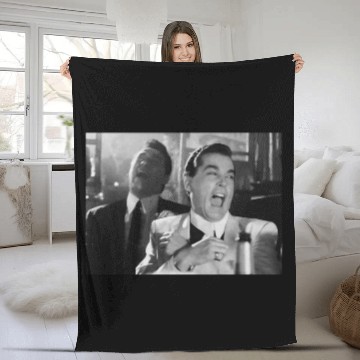 Discover Goodfellas Ray Liotta Laughing Funny How Unisex Fleece Blankets