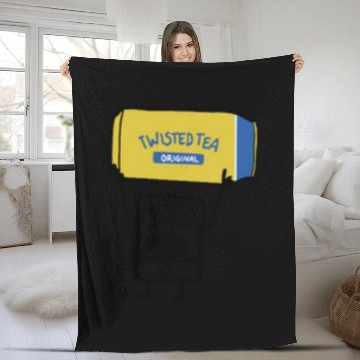 Discover Doodlebob twisted tea Classic Fleece Blankets, Funny Gifts