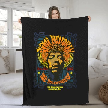 Discover Jimi Hendrix - "Are You Experienced" Fleece Blankets, Jimi Hendrix Experience Album