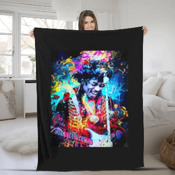 Discover Jimi Hendrix Fleece Blankets