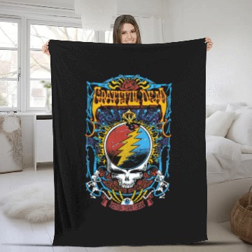 Discover Grateful Dead 1999 Trippy Steal Your Face Baseball Tees, Fleece Blankets