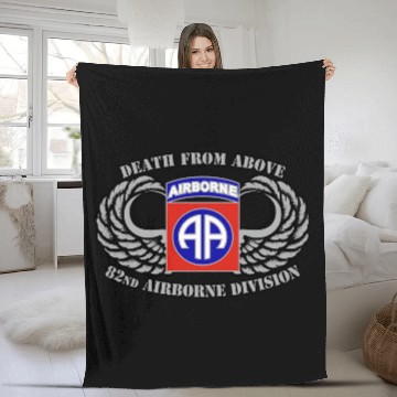 Discover 82nd Airborne Division - 82nd Airborne Division - Fleece Blankets