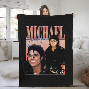Discover Michael Jackson Vintage Zip Fleece Blankets
