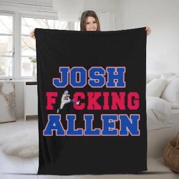 Discover Josh Allen Fleece Blankets, Josh Allen Fleece Blankets