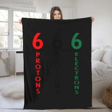 Discover Esoteric 666 Protons Neutrons Electrons - Esoteric - Fleece Blankets