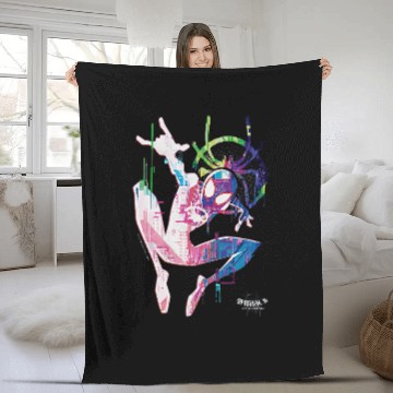 Discover Marvel Spider-Man: Into The Spider-Verse Rainbow Watercolor Baseball Tees Fleece Blankets