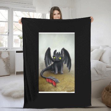 Discover Toothless Dragon Fleece Blankets