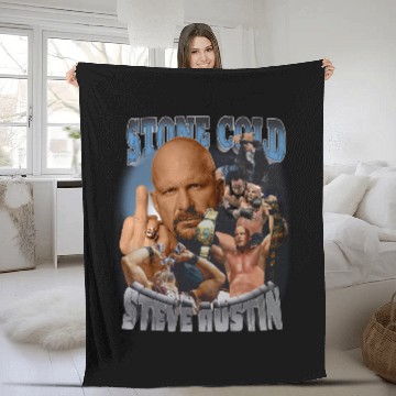 Discover Stone Cold Vintage Baseball Jerseys Fleece Blankets