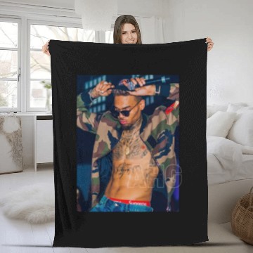 Discover Chris Brown Go Crazy Team Breezy Fleece Blankets