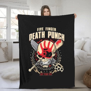 Discover Five Finger Death Punch Zombie Kill Fleece Blankets