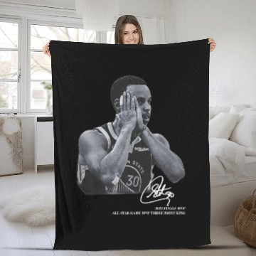 Discover Steph Curry Night Night Vintage Fleece Blankets