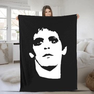 Discover Lou Reed Fleece Blankets, Fleece Blankets, Velvet Underground Fleece Blankets