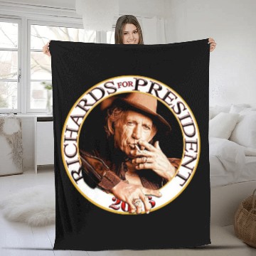 Discover Keith Richards Fleece Blankets