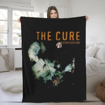 Discover The Cure Disintegration Robert Smith Fleece Blankets Fleece Blankets