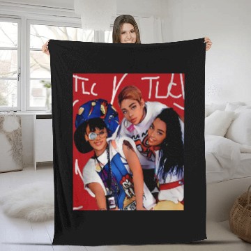 Discover TLC Graphic Fleece Blankets, unisex, Multiple colors available