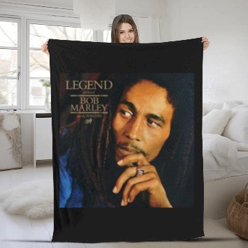 Discover Bob Marley Fleece Blankets