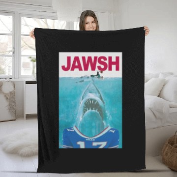 Discover Jaws / Josh Allen / Buffalo Fleece Blankets