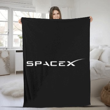 Discover SpaceX - Zip Fleece Blankets