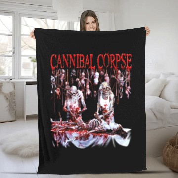 Discover Cannibal Corpse Official Merchandise Butchered Fleece Blankets