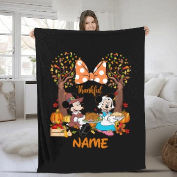 Discover Disney Thanksgiving Mickey Mouse Fleece Blankets