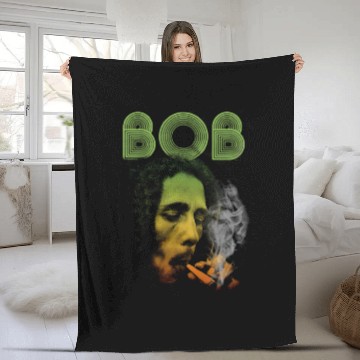Discover Bob Marley  Fleece Blankets
