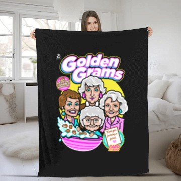 Discover Golden Grams Cereal Fleece Blankets