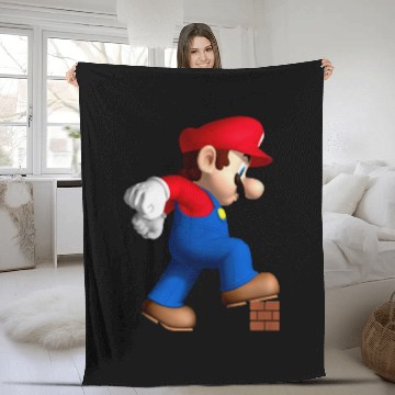 Discover super mario Fleece Blankets