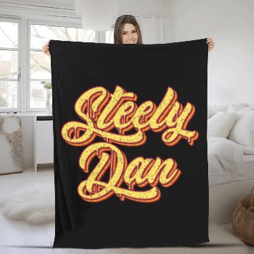 Discover Retro Steely Dan Typography - Steely Dan - Fleece Blankets