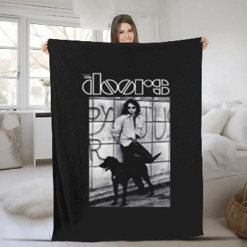 Discover Jim Morrison The Doors Fleece Blankets