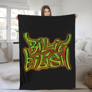 Discover Billie Eilish Zip Fleece Blankets