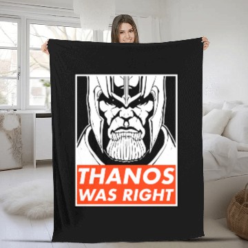 Discover Thanos was right Classic Fleece Blankets