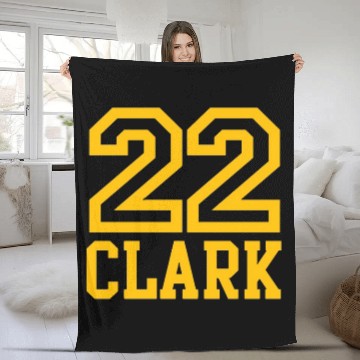 Discover Caitlin Clark 22 Baseball Jerseys Fleece Blankets