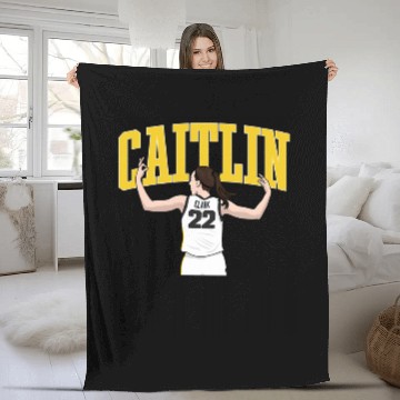 Discover Caitlin Clark Clark 22 Fleece Blankets