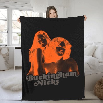 Discover Buckingham Nicks // Retro 70s Icons - Stevie Nicks - Zip Fleece Blankets