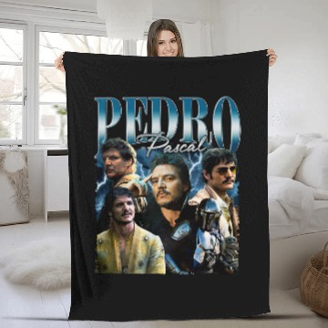 Discover Pedro Pascal Fleece Blankets Vintage Pedro Pascal Fleece Blankets Pedro Pascal