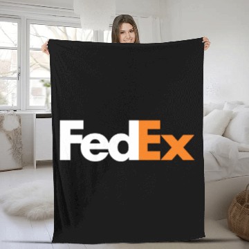 Discover FedEx Fleece Blankets