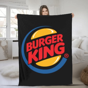 Discover Burger King Fleece Blankets