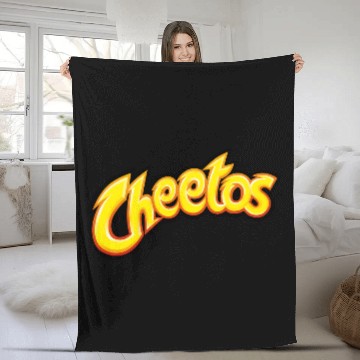 Discover Cheetos logo Fleece Blankets