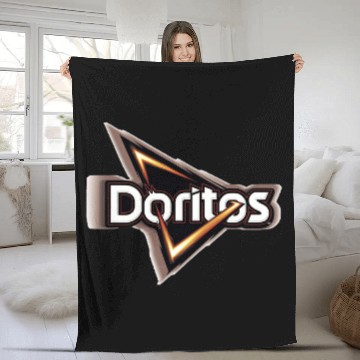 Discover Doritos Logo Fleece Blankets